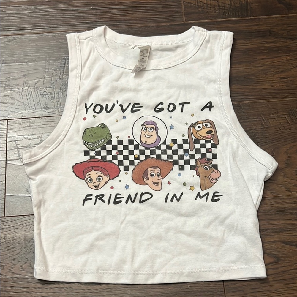 Toy Story cropped tank